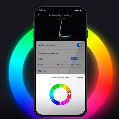 Купити Електросамокат OKAI ES20-NEON White 9", 300(600)W, 9.8Ah, 40km, 25km\h, 20%, NFC, App, 16kg