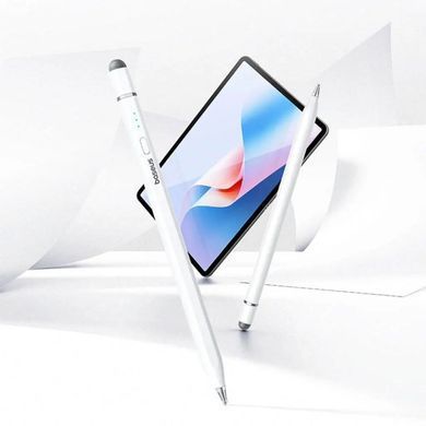 Купити Стилус Baseus Wise Writing HN1 Universal Version Wired Charging 2-in-1 Stylus For HUAWEI/XIAOMI Moon White (With Type-C Cable*1 and Tip*1 and Palm Rejection Gloves*1)