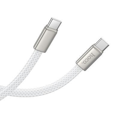 Купити Кабель HOCO X125 Exceso 60W charging data cable C to C White