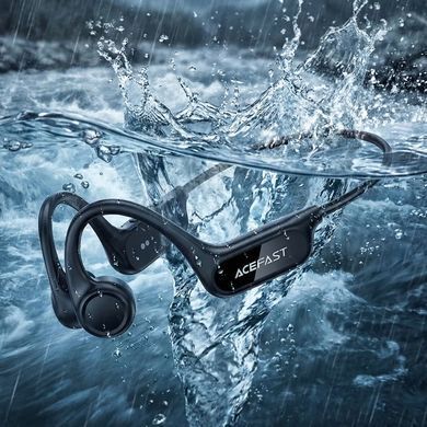 Купити Бездротові спортивні навушники ACEFAST N10 bone conduction BT earphones, IP68, Black