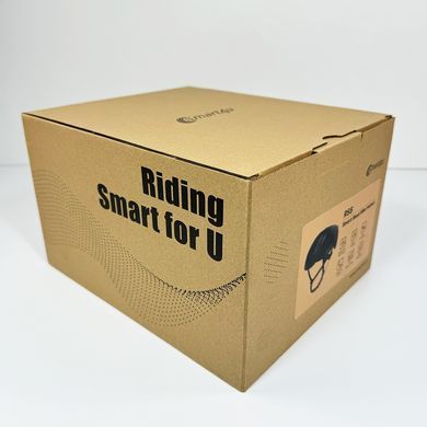 Купити Захисний шолом Smart4u R55 (M) Black (55-59см), акустика, мікрофон, сигнали поворотів та стопів, додаток, пульт BR80