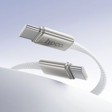 Купити Кабель HOCO X125 Exceso 60W charging data cable C to C White