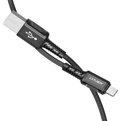 Купити Кабель ACEFAST C1-02 USB lightning 2.4 A 1,2m Black