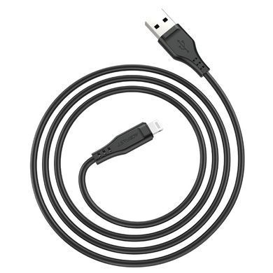 Купити Кабель ACEFAST C3-02 USB to iP 2.4A, 1.2m, TPE, TPE соединители, Черный