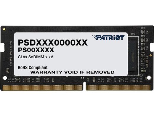 Купити Оперативная память Patriot DDR4 16GB 3200 MHz CL22 SODIMM Black 1