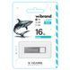 Флеш-накопичувач Wibrand USB 2.0 Shark 16Gb Silver