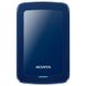 Жорсткий диск зовнішній A-DATA DashDrive USB 3.2 Gen1 HV300 1TB 2,5" Синій