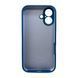 Чехол для смартфона Silicone Full Case AA Camera Protect for Apple iPhone 16 38,Surf Blue