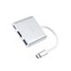 USB-хаб Hoco HB14 Silver