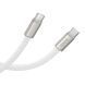 Кабель HOCO X125 Exceso 60W charging data cable C to C White
