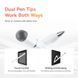 Стилус Baseus Wise Writing HN1 Universal Version Wired Charging 2-in-1 Stylus For HUAWEI/XIAOMI Moon White (With Type-C Cable*1 and Tip*1 and Palm Rejection Gloves*1)