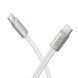Кабель HOCO X125 Exceso 60W charging data cable C to C White