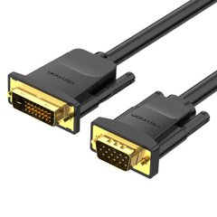 Купити Кабель Vention EABBF DVI (24+1) to VGA 1 м Black