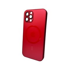 Купити Скляний чохол з MagSafe AG Glass Apple iPhone 12 Pro Cola Red