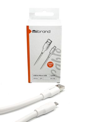 Купити Кабель Mibrand MI-98 USB Micro 120W 1m White
