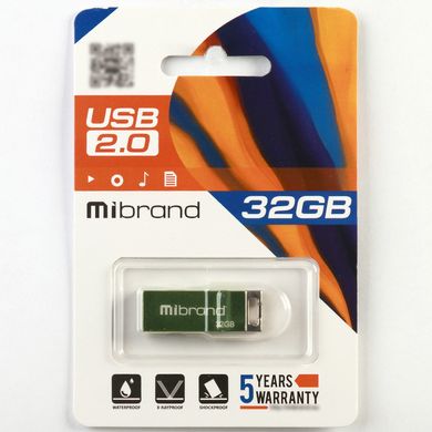 Купити Флеш-накопитель Mibrand Сhameleon USB2.0 32GB Green
