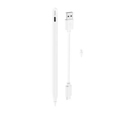 Купити Стилус HOCO GM112 Intelligent anti-lost active capacitive pen with digital display pad dedicated White