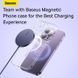 Бездротовий зарядний Baseus Simple Mini3 Magnetic Wireless Charger 15W Dusty Purple