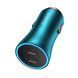 АЗП Baseus Golden Contactor Pro Dual Fast Charger Car Charger C+C 40W Blue
