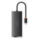 USB-Hub Baseus Lite Series 4-Port Type-C HUB Adapter (Type-C to USB 3.0*4) 25cm Black