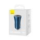 АЗП Baseus Golden Contactor Pro Dual Fast Charger Car Charger C+C 40W Blue