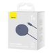 Бездротовий зарядний Baseus Simple Mini3 Magnetic Wireless Charger 15W Dusty Purple