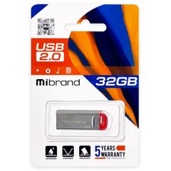 Купити Флеш-накопитель Mibrand Falcon USB2.0 32GB Silver-Red
