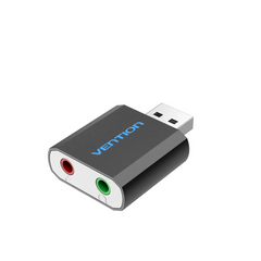 Купити Адаптер Vention USB External Sound Card Black