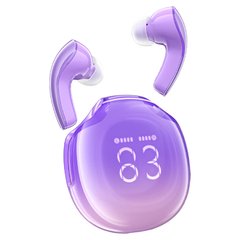 Купити Бездротові навушники ACEFAST T9 Crystal Bluetooth 5.3 Grape Purple