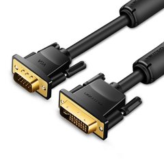 Купити Кабель Vention EACBF DVI (24+5) to VGA 1 м Black