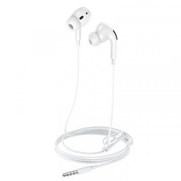 Купити Наушники HOCO M101 Pro Crystal sound проводные наушники с микрофоном White