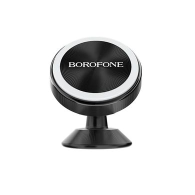 Купити Держатель Borofone Platinum metal magnetic in-car holder for dashboard Black Black