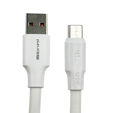 Купити Кабель Mibrand MI-98 USB Type-C 120W 1m White