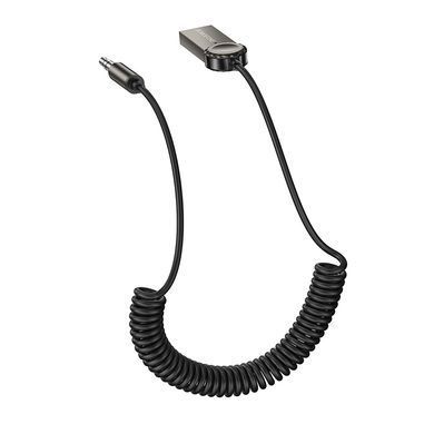 Купити Bluetooth-ресивер BOROFONE BC56 Peaceful car AUX BT receiver with cable Metal Gray