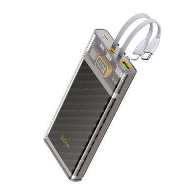 Купити Внешний аккумулятор HOCO J104 Discovery edition 22.5W fully compatible power bank with cable(10000mAh) Gray