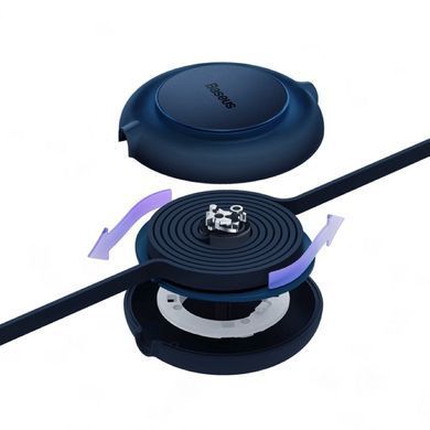 Купити Кабель Baseus Bright Mirror 2 Series Retractable 3-in-1 Fast Charging Data Cable USB to M+L+C 3.5A 1.1m Blue