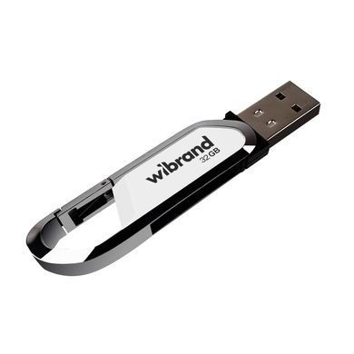 Купити Флеш-накопичувач Wibrand USB 2.0 Aligator 32Gb White