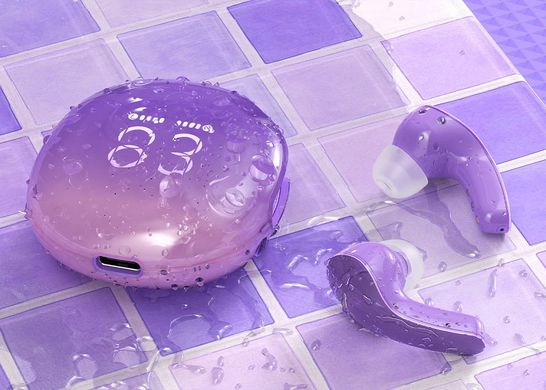 Купити Беспроводные наушники ACEFAST T9 Crystal Bluetooth 5.3 Grape Purple