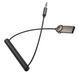 Bluetooth-ресивер BOROFONE BC56 Peaceful car AUX BT receiver with cable Metal Gray