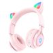 Бездротові навушники Hoco W39 Cat Bluetooth / AUX 3,5 мм Pink