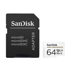 Купити Карта пам'яті SanDisk microSDXC Max Endurance 64GB Class 10 UHS-I (U3) V30 до 40 МБ/с 100 МБ/с +SD-адаптер