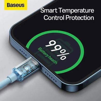 Купити Кабель Baseus Gem Fast-Charging Data Cable USB-C to iP 20W 1m Galaxy Blue