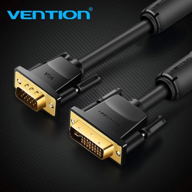 Купити Кабель Vention EACBI DVI (24+5) to VGA 3 м Black