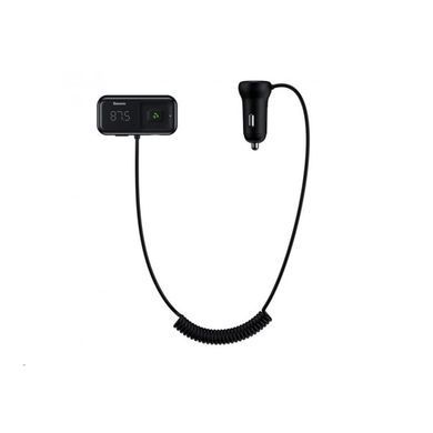 Купити АЗП з FM-модулятором Baseus T Shaped S-16 Car Bluetooth MP3 Player Black