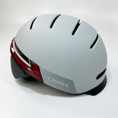 Купити Захисний шолом Livall BH51M NEO (L) Sandstone Grey (57-61см), акустика, мікрофон, сигнали поворотів та стопів, додаток, пульт BR80, Bluetooth