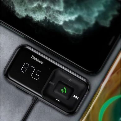 Купити АЗП з FM-модулятором Baseus T Shaped S-16 Car Bluetooth MP3 Player Black