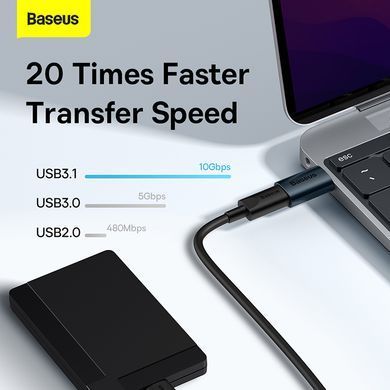Купити Адаптер Baseus Ingenuity Series Mini OTG Adaptor USB 3.1 to Type-C Blue