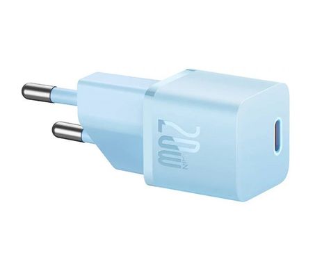 Купити Мережевий зарядний пристрій Baseus GaN5 (mini) 1C 20W EU Blue