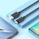 Кабель HOCO X88 Gratified charging data cable for Micro Black