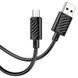 Кабель HOCO X88 Gratified charging data cable for Micro Black